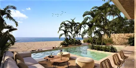 YOUR PERFECT BEACHFRONT HOME IN PUERTO MORELOS!